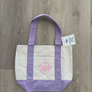 Trader Joe’s Mini Tote Bag in Lavender